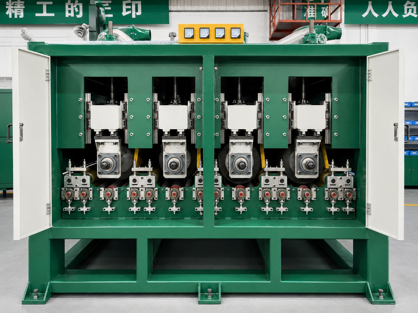 Wet Scotch Brite Machine Line