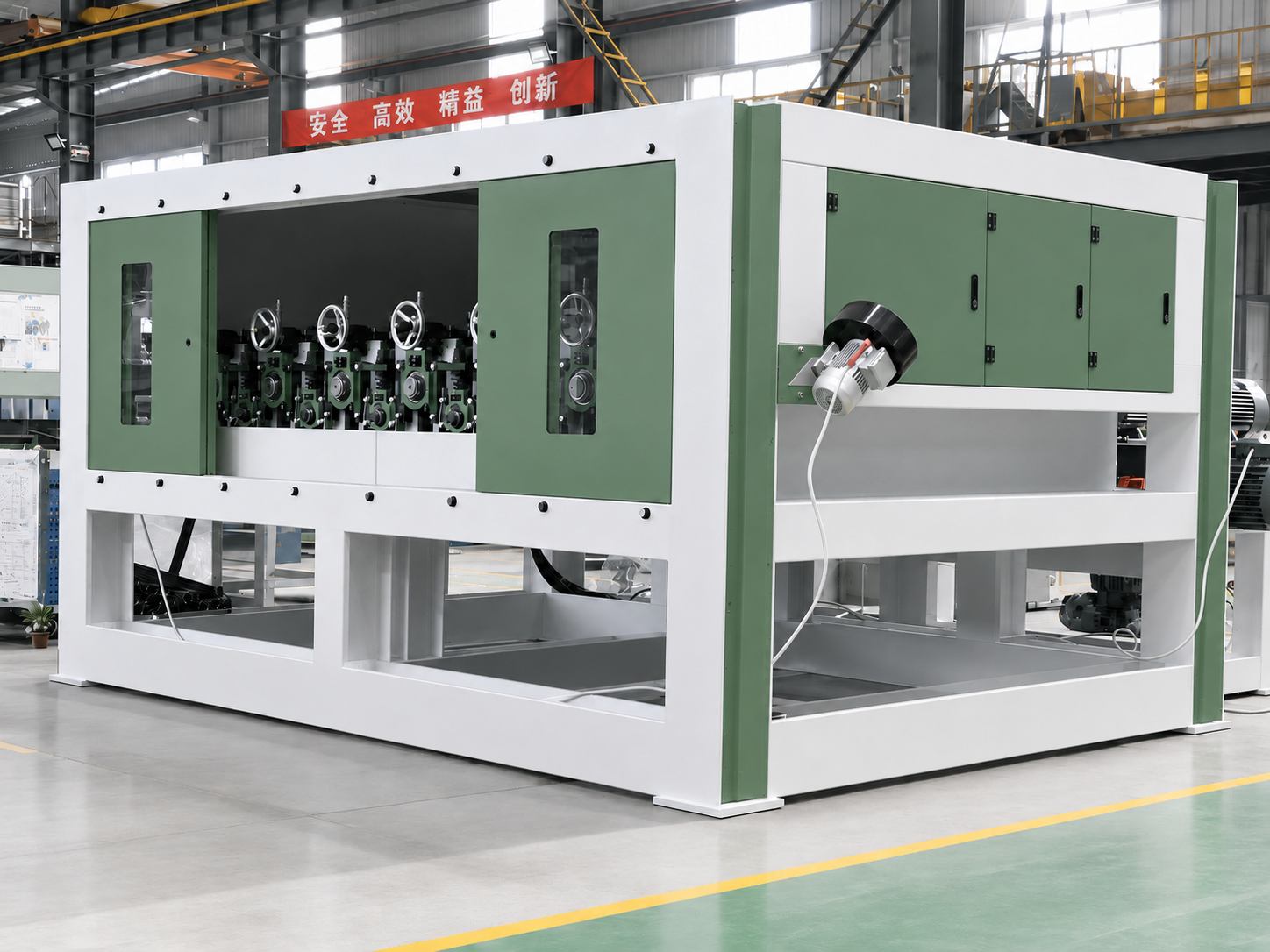 Fully Automatic Scotch-Brite Finishing Line
