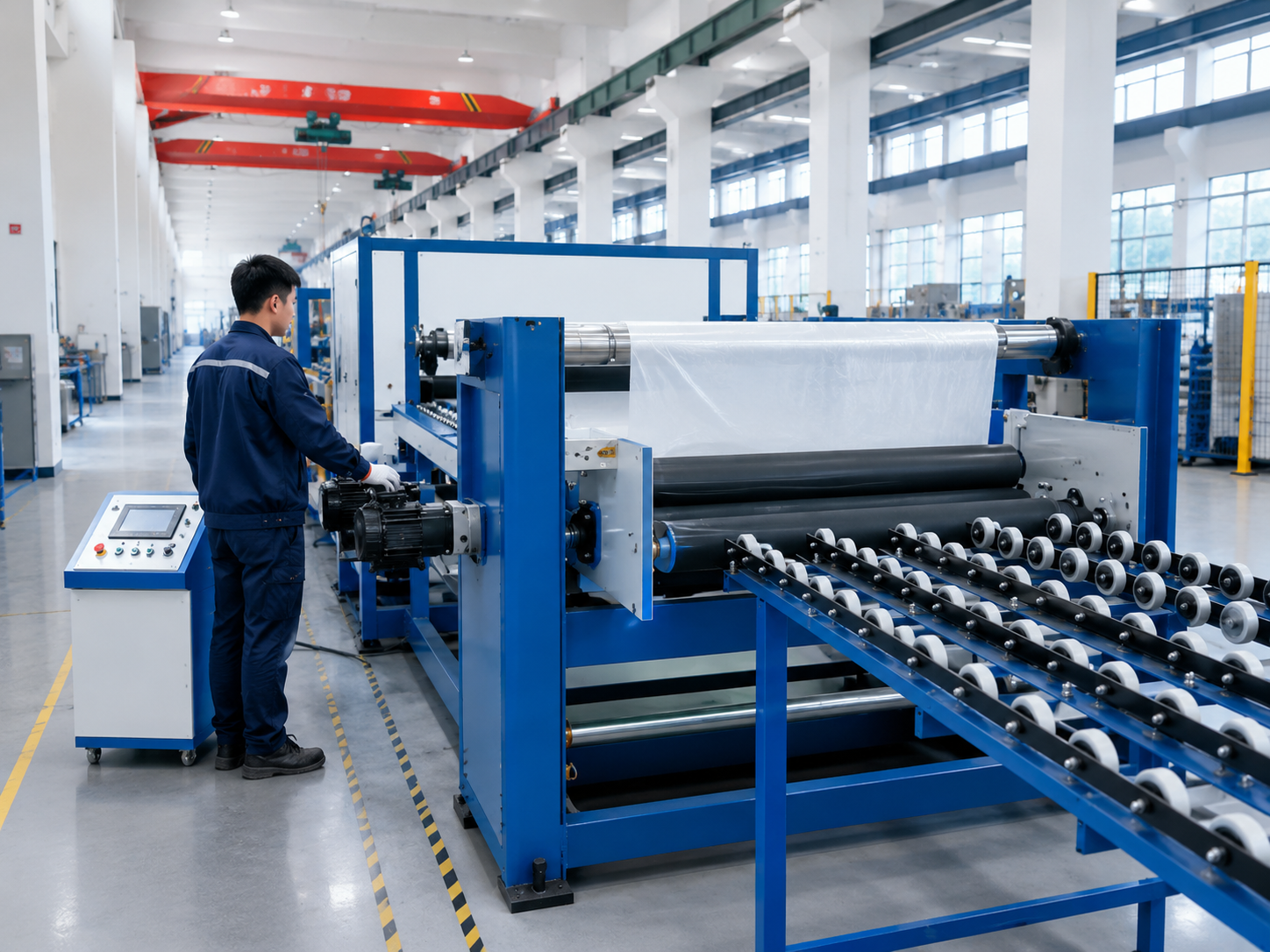 Robotic Metal Surface Finishing Line