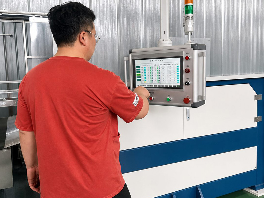 PLC Control System for No.8 Mirror Polishing Machine