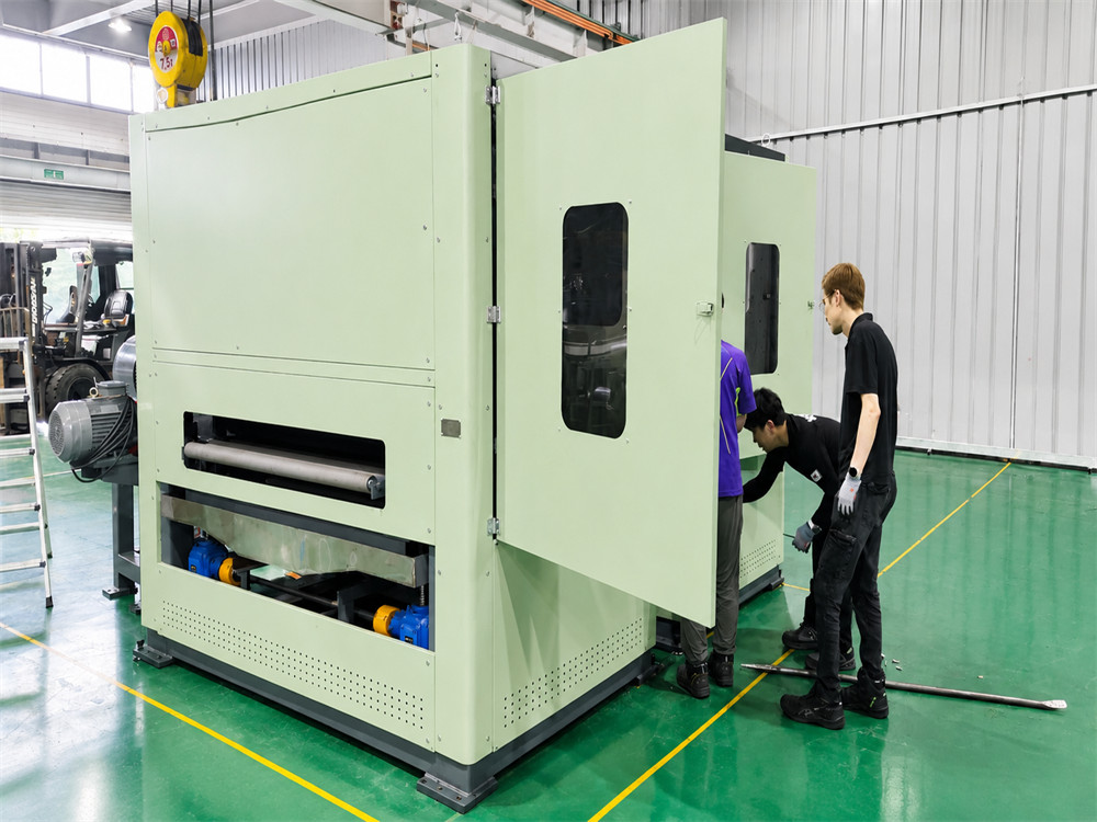 Precision Grinding & Polishing Line for Stainless Steel Plates Used in Semiconductor Copper Foil Manufacturing