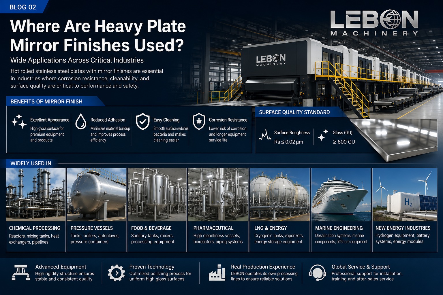 Where Are Heavy Plate Mirror Finishes Used?